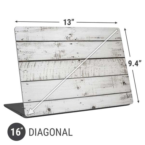 Weathered Wood Universal Laptop 16in (13 x 9.4in) Skin